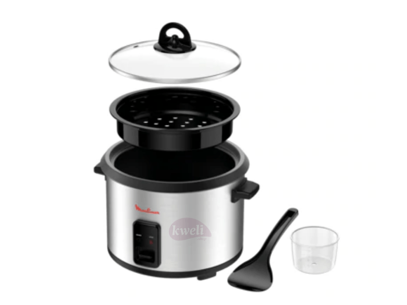 Buy new Moulinex 1.8-liter Rice cooker MK123; 10 cups, Steam Basket, Non-stick Bowl in Uganda - - Free Delivery > Long warranty > Lifetime After-sales Support