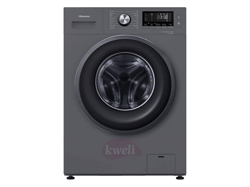 Buy new Hisense 7kg Front Load Washing Machine A+++ - WFQP12EVMT in Uganda - - Free Delivery > Long warranty > Lifetime After-sales Support