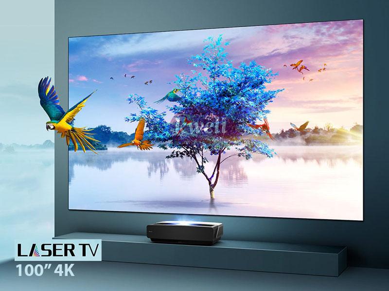 Buy new Hisense 120 Inch Laser TV HE120L9H - 4K Smart TV, X-Fusion™ Laser Light Source, Tuner Built- in, Dolby ATMOS Audio, Powered by VIDAA OS in Uganda - - Free Delivery > Long warranty > Lifetime A