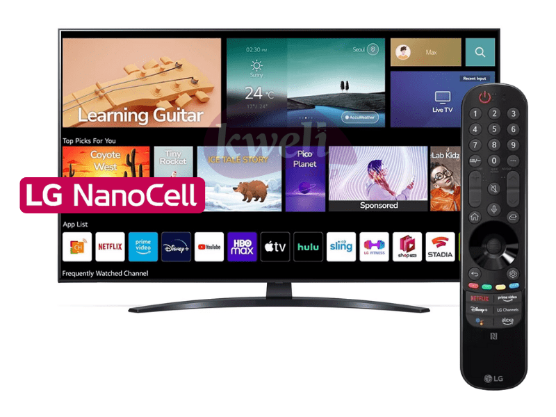 Buy new LG 65 inch 4K UHD NanoCell Smart TV 65NANO796QA; Cinema Screen Design, Gaming TV, WebOS Smart AI ThinQ, Magic Remote + Mic, 210 watts in Uganda - - Free Delivery > Long warranty > Lifetime Aft