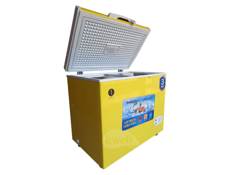 Buy new IQRA 211-litre Chest Freezer IQ-CF2110; Single Door Deep Freezer, Sliding Glass Door in Uganda - - Free Delivery > Long warranty > Lifetime After-sales Support