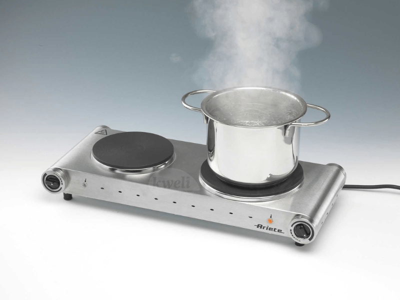 Buy new Ariete Double Electric Hot Plate SFO0994/2; 2500-watt 2 Burner Hot Plate in Uganda - - Free Delivery > Long warranty > Lifetime After-sales Support