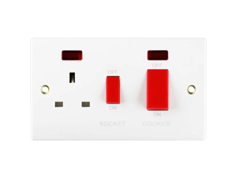 Buy new Tronic 45A Cooker Control Unit With Switch Socket TR5345N in Uganda - - Free Delivery > Long warranty > Lifetime After-sales Support