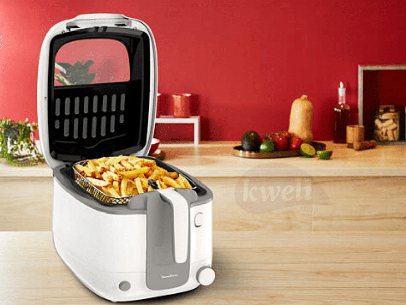 Buy new Moulinex Super Uno Deep Fryer AM310028 - 2.2-liters, 1800watts, non-stick in Uganda - - Free Delivery > Long warranty > Lifetime After-sales Support