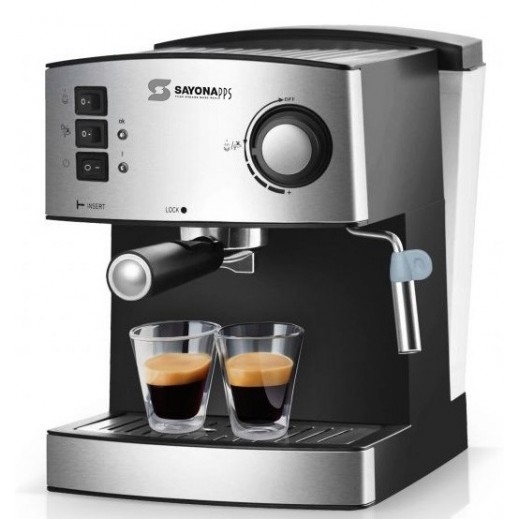 SAYONA COFFEE MAKER 1.6 LITER – SILVER