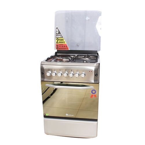 Blueflame Electric Cooker (3+1) /Oven/Fan/Rotisserie/Timer 60x60cm – S6031FER – Stainless
