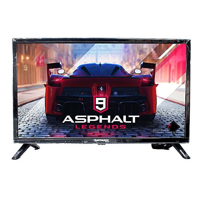 Sayona 24″ Flat TV with Inbuilt Digital Decoder, HDMI input – Black
