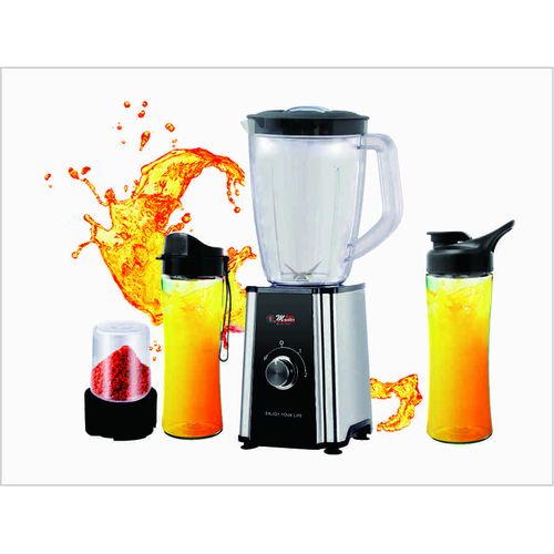 Electro Masters EM-BL-1074 4 in 1 Smooth Blender, 1 Litre – Grey