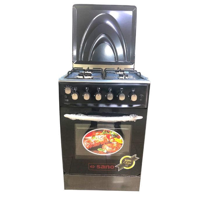Sano 55X55 Full Gas Cooker With Rotisserie – Brown