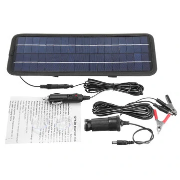 4,5W 12V solární panel Trickle bateriový nabíječ napájecí systém Jednokrystalický křemík vodotěsný pro loď Auto