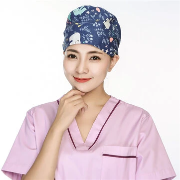 Scrub pokrývky Chirurgická čepice Bavlna Chemoterapie Tenká turbana