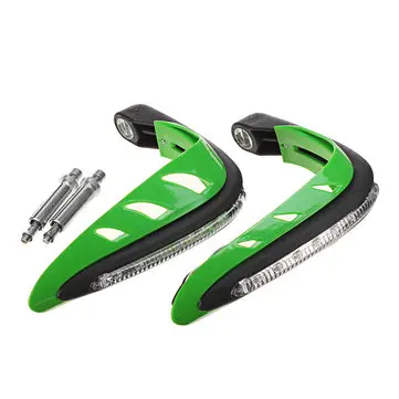 Ochranná rukojeť s bílým DRL LED světlem pro motokros a offroad motocykl