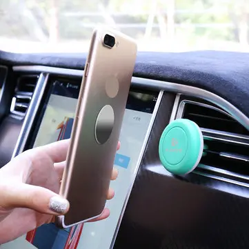 FLOVEME Magnetický držák telefonu do auta ve větrací mřížce z křemíku s více funkcemi pro iPhone XS