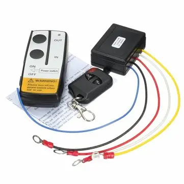 12V 315MHz 15m/50ft Můstek Venku Kabelový Dálkový Ovladač Sada Pro Jeep Truck ATV SUV