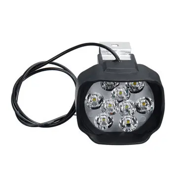 60W 6000LM Motocyklové LED Přední Světlomety Bílé Jízda a Pracovní Světlomety Skútry Auto mlhový DRL Lampička Žárovka