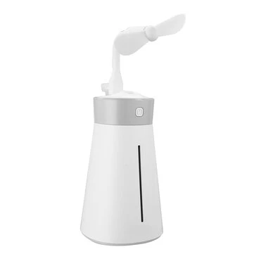 Baseus 380 ml 12H Zvlhčovač vzduchu Aroma Difuzér s USB větrák Lampu pro auto domov kancelář