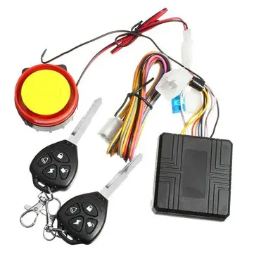 12V Motocyklový Anti Krádežní Alarm Systém Vibrace Dálkové Ovládání Bezpečnost