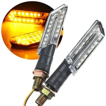 Pár Amber LED Blinkr Indikátor Motocyklové Světlo Lampa