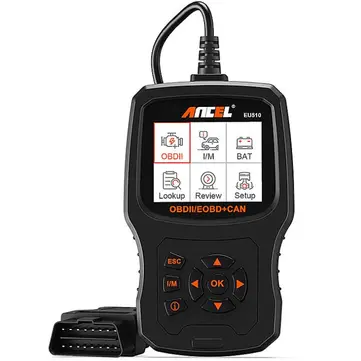 Ancel EU510 OBD2 Automobilový diagnostický nástroj pro zjištění kódu OBD Baterie