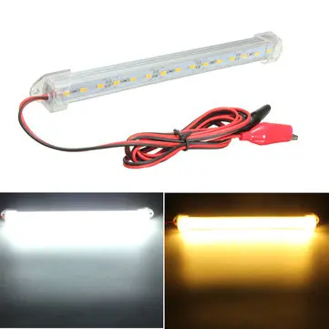 12V 20cm 15LED SMD 5630 LED Páska Svítidlo Tvrdka Trubka Bar Chladná Bílá Teplá Žlutá