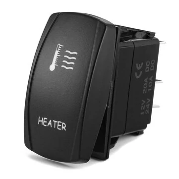 12V / 20A 24V / 10A 5 Pins ON OFF Rocker Switch Car Boat Blue Dual LED Light Rocker Přepínače