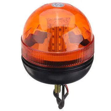 12V-24V LED Rotační blikající jantarová ohebná signální světla pro traktor