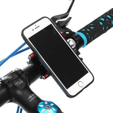Držák telefonu na zadní pohled motocyklu Držák telefonu na kolo s otáčením o 360 stupňů pro chytré telefony s úhlopříčkou 4,7-6,0 palce