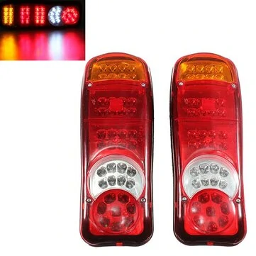 2x 40LED Trailer Truck Van Caravan Zadní Světlo Stop, Osvětlení Směrovky 12V