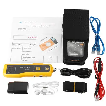 TM-600 All-in-One VDSL VDSL2 Tester TDR/ADSL/VDSL/OPM/ VFL Funkce Tone Tracker Kondenzátor