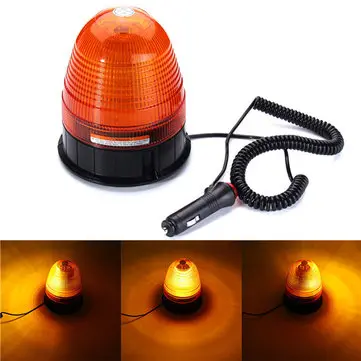 LED DC12-24V 12W 45-50LM/LED 3Režimy IP65 PC ABS Výstražné světlo SG-SR12C