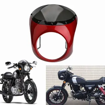 7 palcový motocyklový retro Cafe Racer řídítka přední stříška a montáž pro Harley