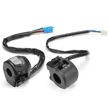 12V 22mm 7/8 palce Elektrické spínač pro houkání motocyklu, směrovky, zářezy