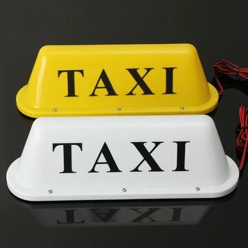 Nepropustná 12V Taxi Autodachová světelná lampa s magnetickým základem a zapalovačem