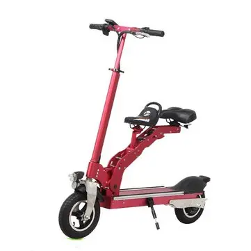 36V 350W 18,2A Elektrický Skútr Motocykl Skládací s Dětským Sedadlem