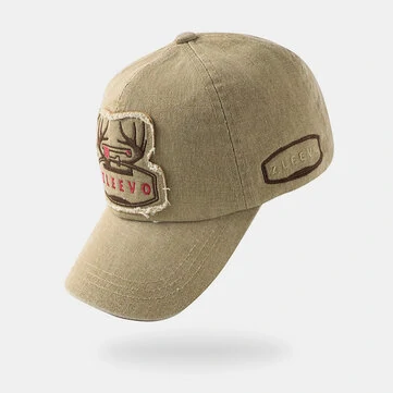 Bavlněná měkká vrchní část s velkým lemováním pro muže z bavlny s výšivkou Baseballová čepice Casual Adjustable Breathable Fitted Cap
