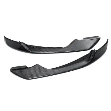 2 ks karbonové přední nárazníkové děliče ochranný spoiler pro BMW F80 M3 F82 M4 2014-2018