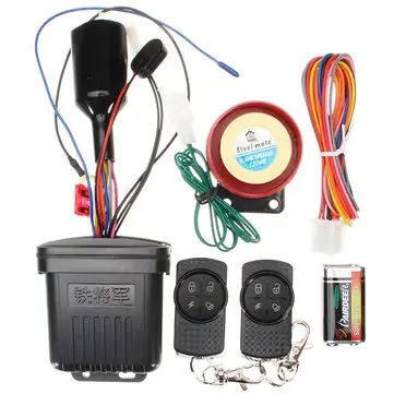 12V 120db Dálkový ovládací Motorcykl Kolo Anti-řez Linka Anti Krádež Bezpečnostní Alarm