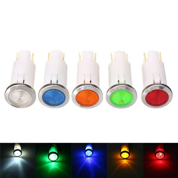 12V 12,5mm LED ukazatel Pilot Dash Dashboard Panel varovná světla