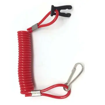 Plovák Lodě Zastavte Spínač Tether Červený Kabel Provázek Pro Suzuki Vnější Loď Motor