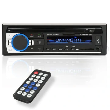 JSD-520 24V Autorádio MP3 Přehrávač Auto Audio bluetooth Hands-free AUX SD USB FM