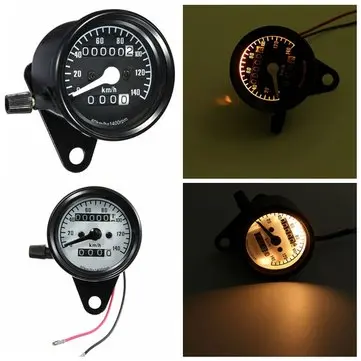 Univerzální RPM Motocyklový Měřič Kilometrů Rychloměr Gauge