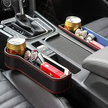 Plastová Schránka pro Mezeru v Automobilovém Sedadle Organizér Zrna Výplňka Držák