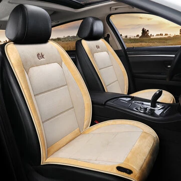 Vyhřívané potahy na auto sedačky Plyš DC 12V