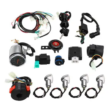 Kompletní elektrický kabelový svazek startovacího motoru pro CDI 110cc/125cc čtyřkolku ATV