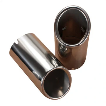2PCS Chromové Saprky Koncovky Výfuku Pro 09-12 Audi A4 Q5