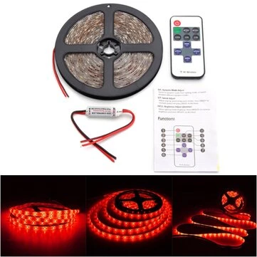 12V 5M 300LED BezdrÃ¡tovÃ© VodotÄ›snÃ© LED PÃ¡ska Svetlo 16FT Pro Motocykl LodÄ› Vozidlo NÃ¡kladnÃ­ Automobil SUV