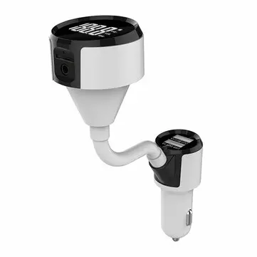 BC18 Autonabíječka MP3 12V Autonabíječka 1,4 Palcový LCD Displej Autonabíječka s Bluetooth