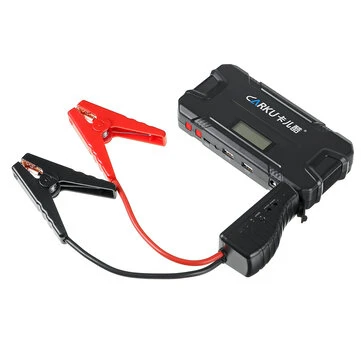 CARKU 64B 600A 12000mAh Přenosný Autostartovací Zdroj nouzového akumulátoru s LED svítilnou Dvojitý USB výstup