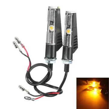 12V Motocykl LED Směrovky Světla Blinkr Univerzální Retro