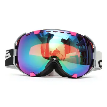 Motocyklové Průzkumné Lyžařské Gogle Unisex Sférický Anti Fog Dual Lens Brýle Pro Venkov